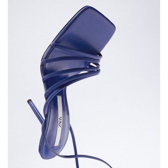 ZARA HEELED SANDALS WITH THIN STRAPS - Picture 3 of 5